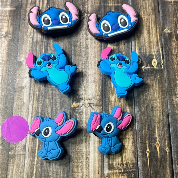 5for$10 Lilo And Stitch Cute for Croc Shoes 6Pcs Croc Charms Accessories - Picture 1 of 6
